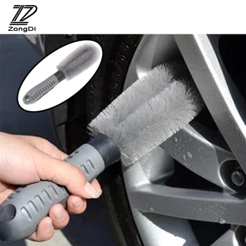 

ZD Car Hub Wheel Cleaning Brush Tools Anti-wear For Alfa Romeo 159 BMW E46 E39 E36 E90 Audi A3 A6 C5 A4 B6 B8 Seat Accessories
