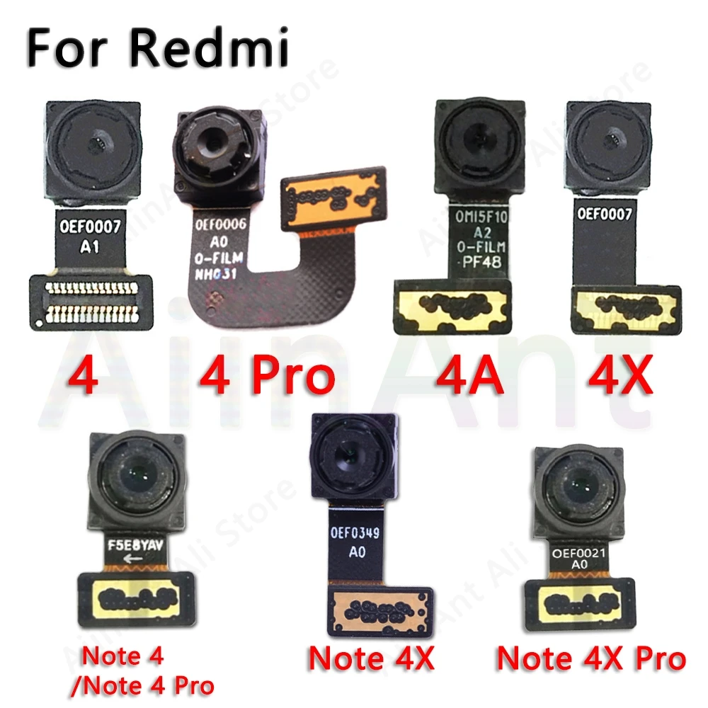 Шлейф для маленькой камеры Xiaomi Redmi Note 3 3s 4 4A 5 5A 6 6A Pro Global оригинальная фронтальная камера