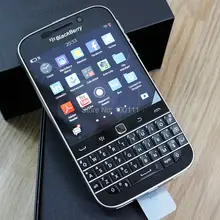 Desbloqueado original blackberry clássico q20 telefone duplo núcleo 2gb ram 16gb rom 8mp câmera, frete grátis