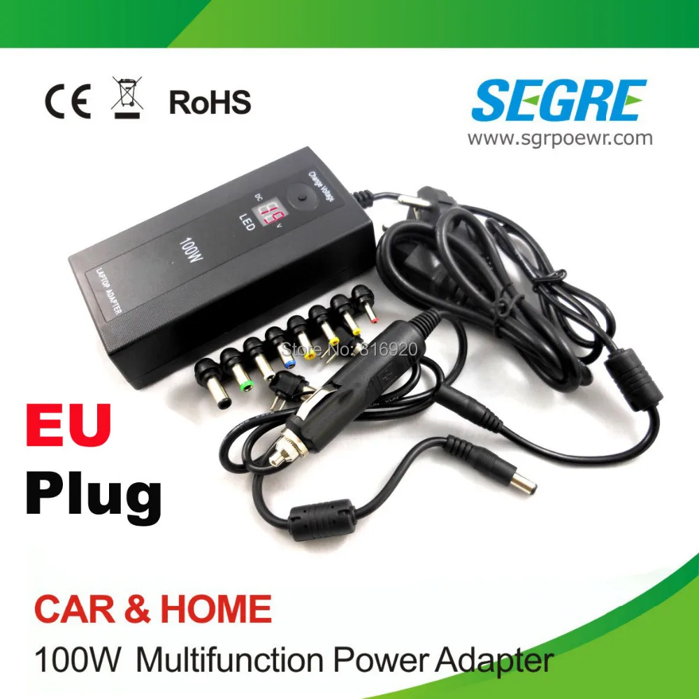 Universal laptop charger car power adapter and home universal notebook