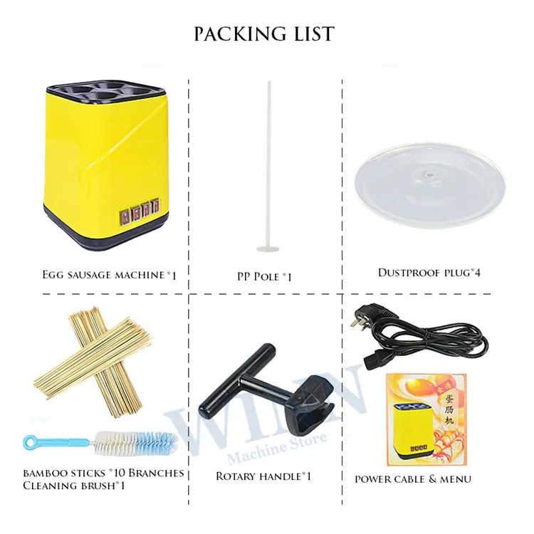 packing list