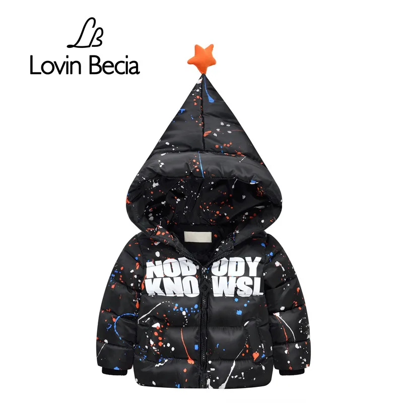 

Lovinbecia baby boys Ultra light Fashion down jacket girls kids cotton coat children winter spring warm Hooded Outwear clothes