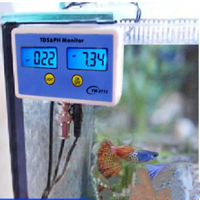 Aquarium PH / TDS Monitor PH meter TDS meter tester 0 14ph 0 1999PPMin