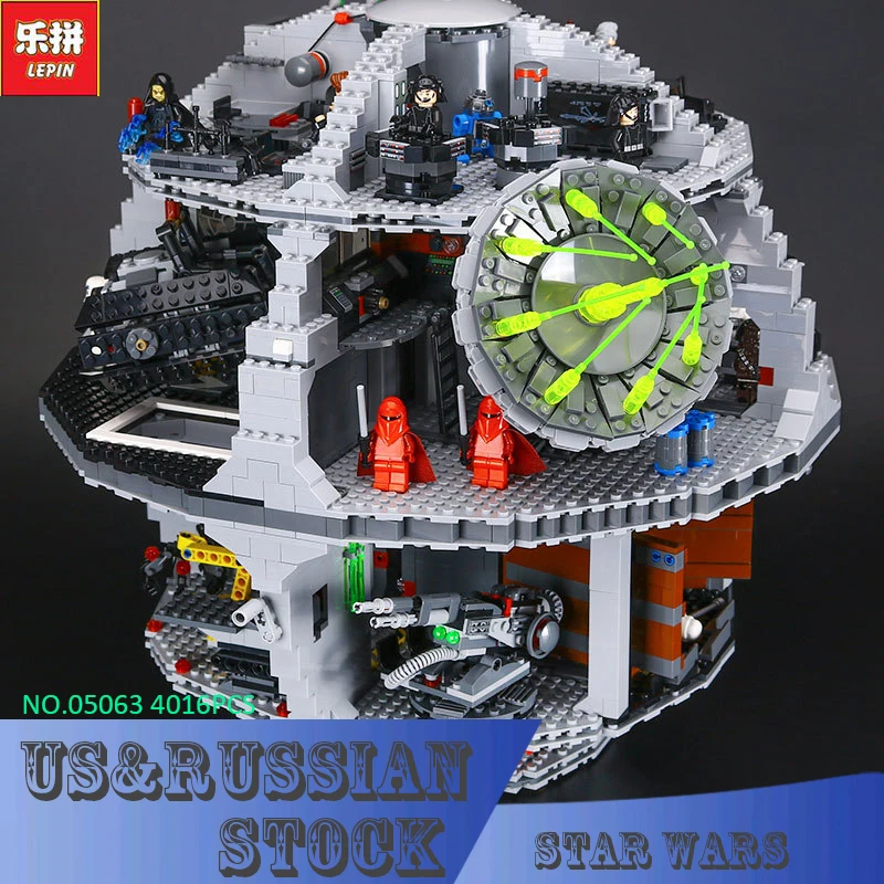 

Lepin 05063 2017 New 4016Pcs Genuine Star War UCS Death Star Rogue One Set Building Blocks Bricks Educational Toys legaod 79159