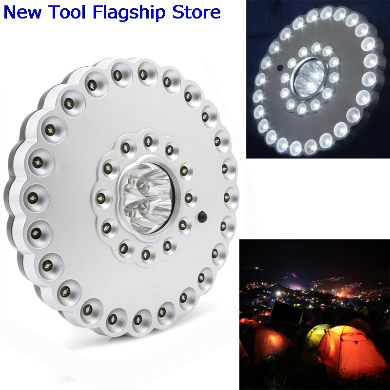 

Energy Saving Tent Camping Lantern Lamp Torch Flashlight 3 Mode 41 LED Light UFO Portable