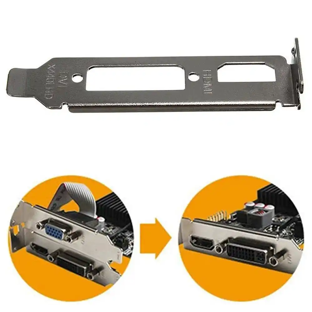 Full Low 8cm 12CM 2U Profile Expansion Slot Bracket for Nvidia Quadro