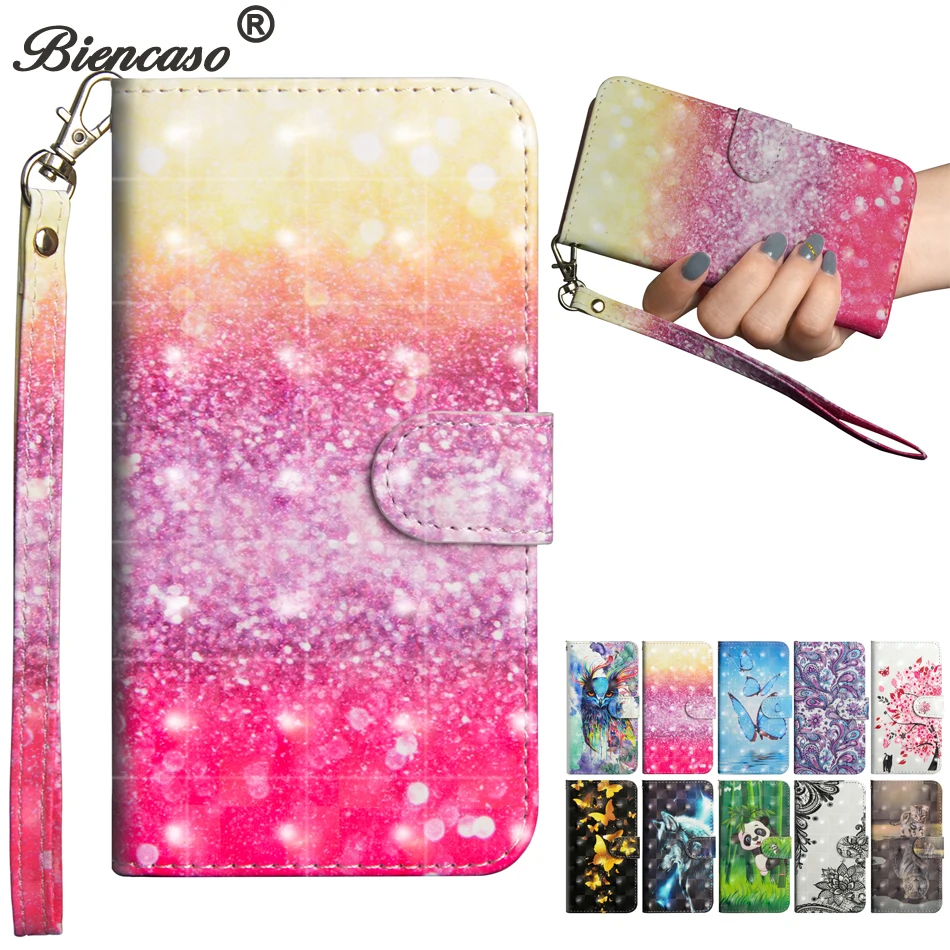 

Flip Cover Wallet Case For Huawei Honor 9N 9i 10 9 Lite Mate 10 Lite Nova 2i 3i 3 Fundas Panda Butterfly Owl PU Leather Bags B78