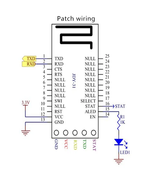 JDY-31 Bluetooth 3,0 HC-05 HC-06 Bluetooth модуль последовательного Порты и разъёмы 2,4 г SPP прозрачный передачи совместимы с HC 05 06 JDY-30