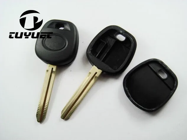 Новинка! 10 шт./лот для Toyota транспондер ключ в виде ракушки лезвие toy43(можно установить TPX1.2& углеродистая чип