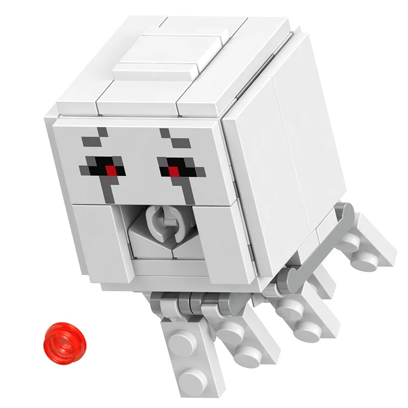 8pcs/set Mini Animal Series Compatible Legoinglys Minecrafted Animal Horses Ghast Spider Donkey Polar Bear Building Blocks Toys 8pcs/set Mini Animal Series Compatible Legoinglys Minecrafted Animal Horses Ghast Spider Donkey Polar Bear Building Blocks Toys