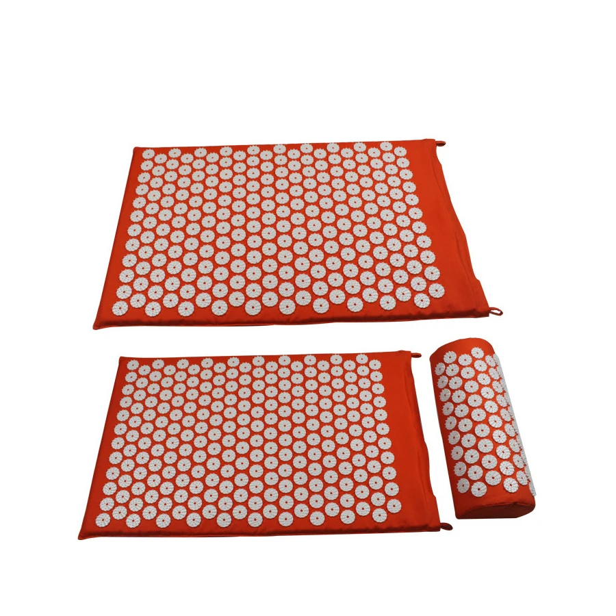 

PENGROAD Fitness Massage Yoga Mats Lotus Acupuncture Mat With Pillow Set Relieve Stress Body Pain Acupuncture Spike Yoga Mat Bag