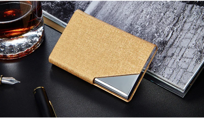 Card Holder Fashion 2017 Metal Aluminum For Women Men Small Card Wallet Case Business Credit Card Holder (11)