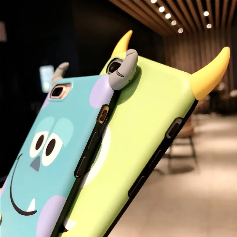Для iPhone XS max XR X 3D Мультяшные Монстры чехол и пленка из закаленного стекла, Sullivan чехол для iPhone 8 8 plus 7 7 p 6 S 6SP