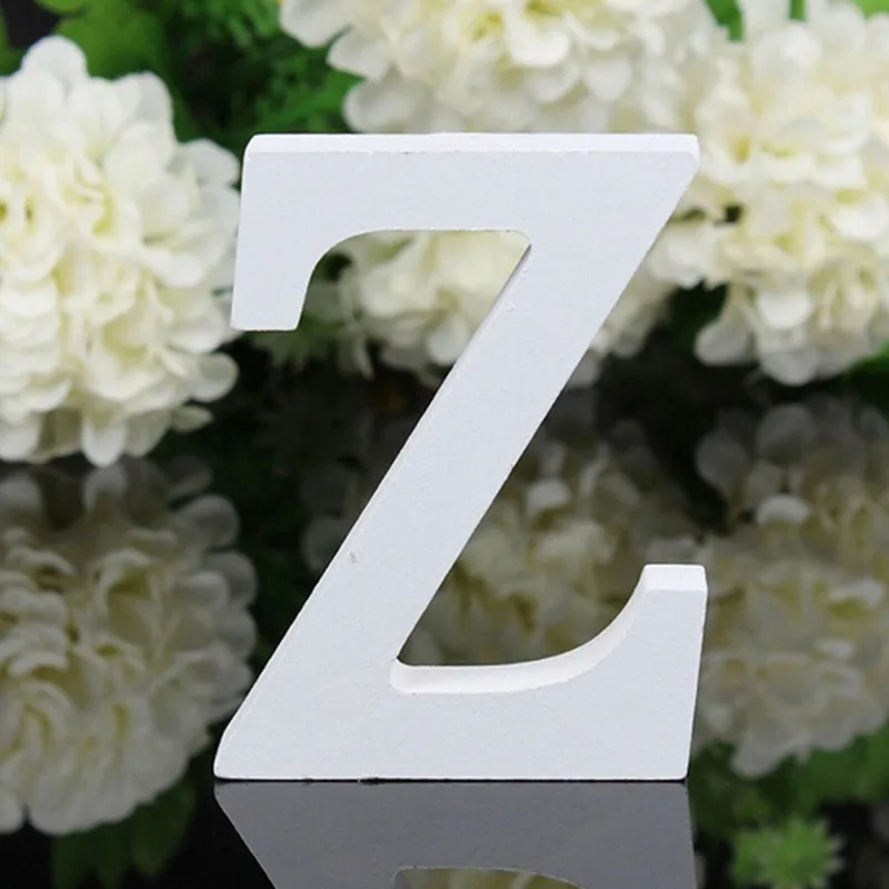 A-Z деревянные буквы алфавит слово свободно стоящая Свадебная вечеринка домашний декор вечеринка и праздник diy украшения