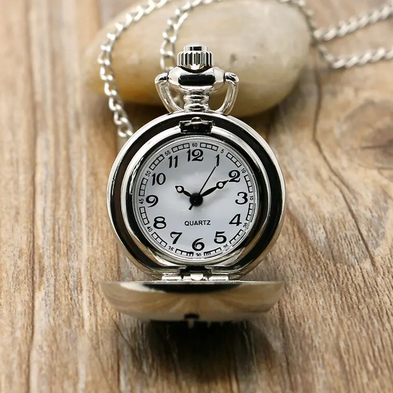 2016 New Arrival Sliver Color Doctor Who Extension Quartz Pocket Watch With Chain Necklace 