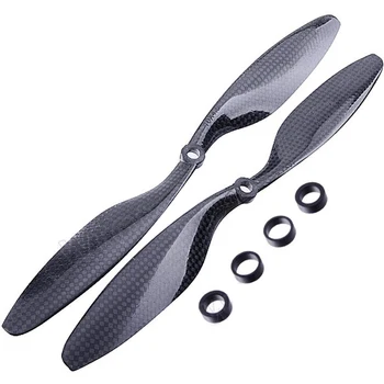 

1pair /lot 10*4.5 Carbon Fiber Propeller Balanced F DJI Phantom Walkera QR X350 Quadcopter