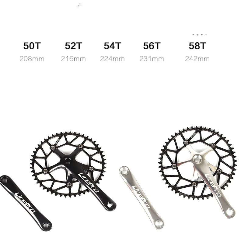 Велосипед Crankset 130 BCD четыре 4 размера зубья BMX цепь Кольцо складной велосипед