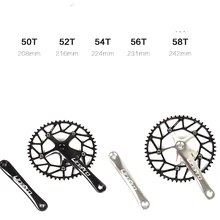 Велосипед Crankset 130 BCD четыре 4 размера зубья BMX цепь Кольцо складной