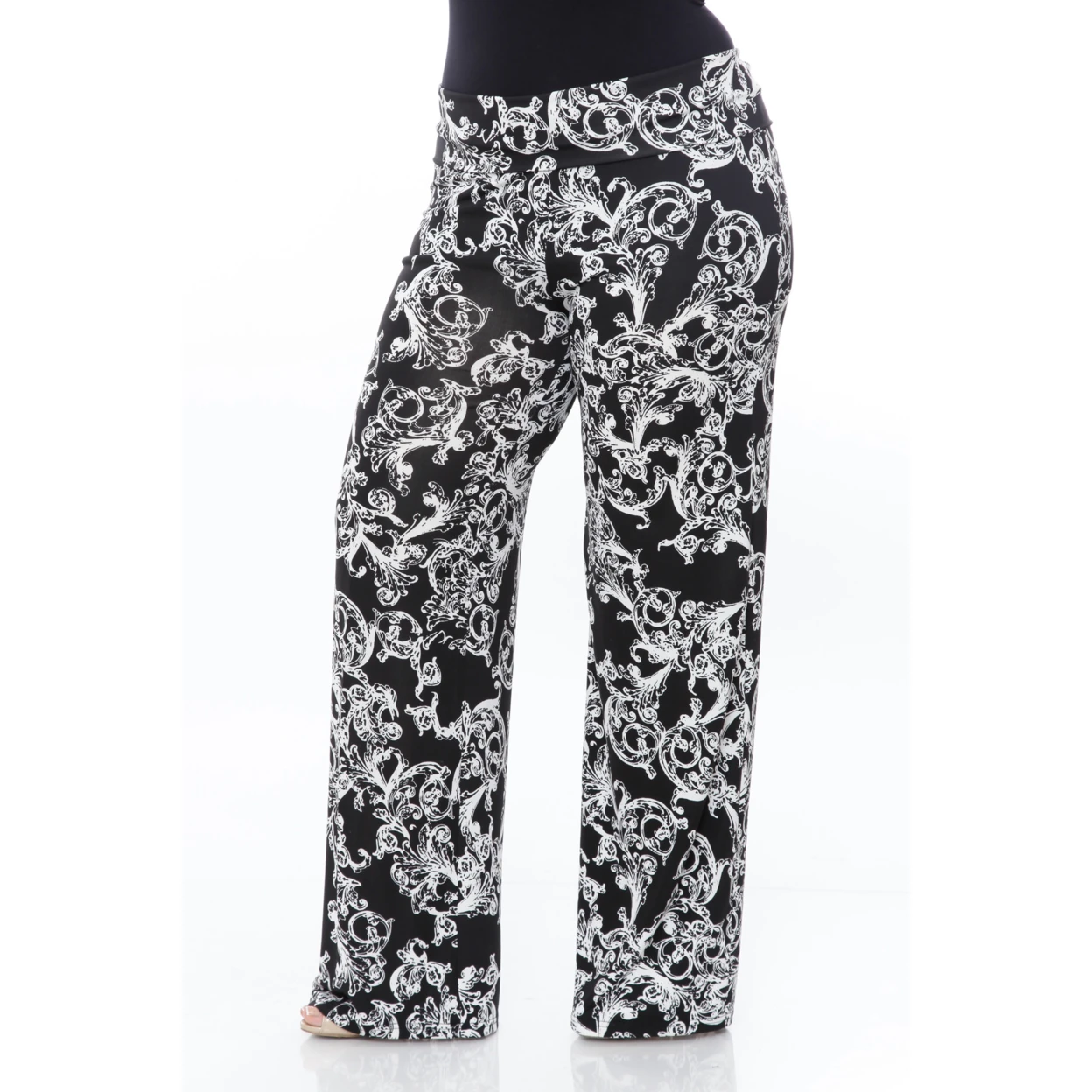 Plus Size Printed Palazzo Pants
