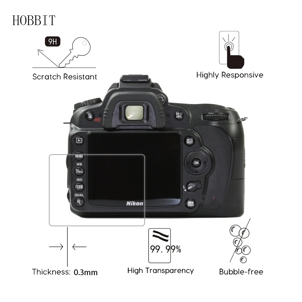 2x Protector De Pantalla Canon EOS 5D protección Film Protector de pantalla claro