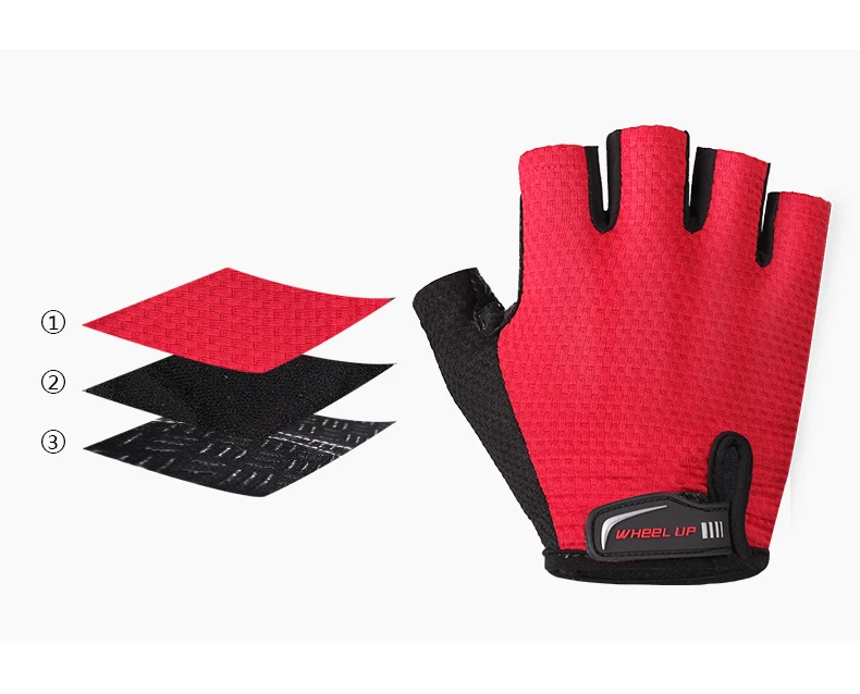 Колеса до перчатки для велоспорта Половина Finger Sumer MTB горный велосипед дышащие перчатки велосипедная Губка Pad профессиональные перчатки для мужчин
