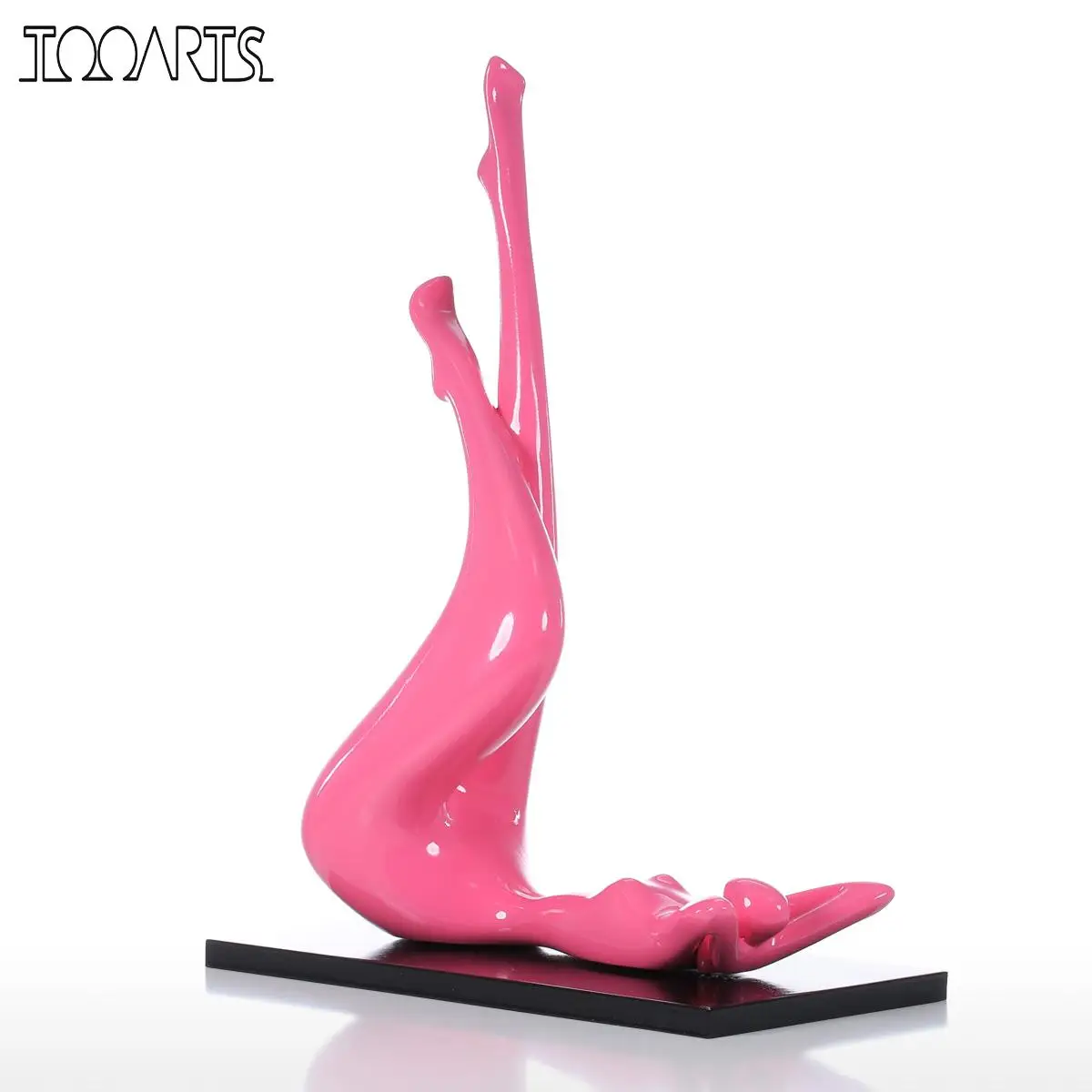 Kopen Tooarts Tomfeel Meisje Beeldjes Leisure Hars Sculptuur Interieur Moderne Kunst Beeldje Gift Menselijk Standbeeld voor Home Office