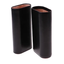 Испанский кедр Деревянный чехол для сигар из кожи для путешествий 165x75 мм