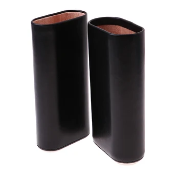 

Spanish Cedar Wooden Cigar Humidor Case Leather Travel Cigar Box 165x75mm