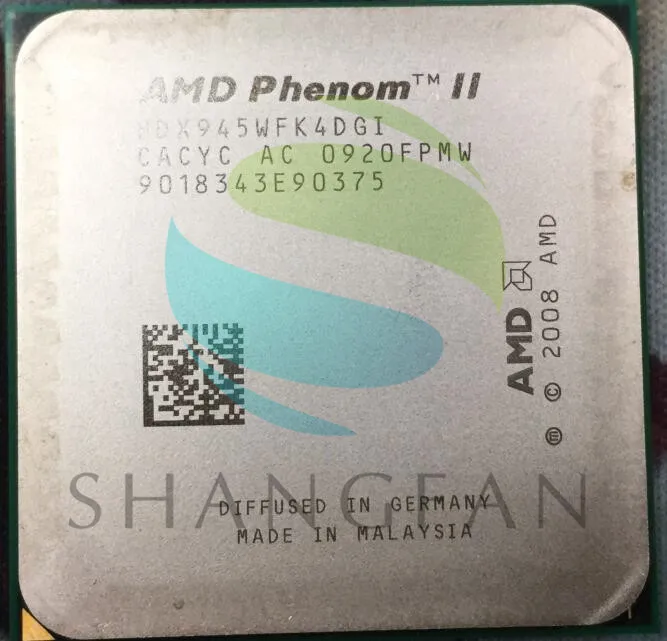 AMD Phenom X4 945 X4-945 Quad-Core DeskTop CPU HDX945WFK4DGI Socket AM3 desktop cpu am3 socket tester cpu socket analyzer dummy load fake load with led