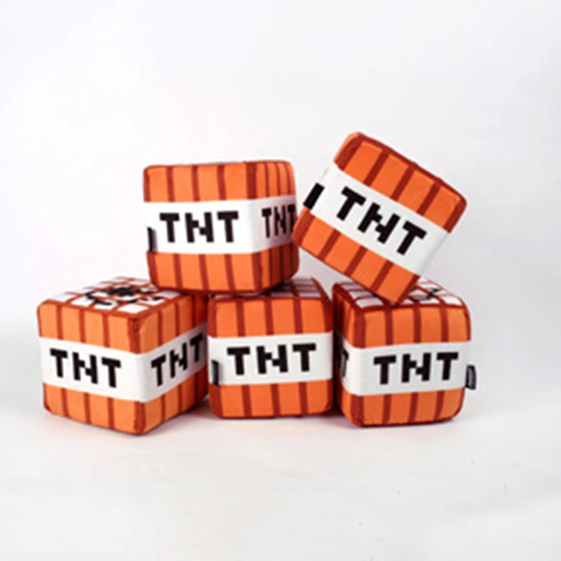 10/20/30cm Minecraft TNT Plush Toys Cartoon Game Stuffed Toys Pillow Bomb soft Plush Toy For Kids Children My Small World Game 10/20/30cm Minecraft TNT Plush Toys Cartoon Game Stuffed Toys Pillow Bomb soft Plush Toy For Kids Children My Small World Game