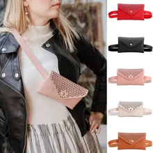 Sleeper# P52 Новая модная женская уличная сумка-мессенджер с заклепками, однотонная сумка-мессенджер, нагрудная сумка, поясная сумка, Лидер продаж