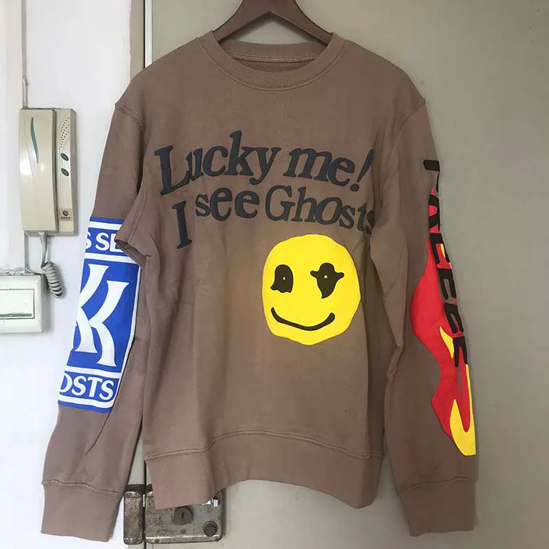 

Kanye West Kids Ghosts Pullover Men Women Best Quality Ghosts Collection Sweatshirt Kanye West Cotton Hoodie