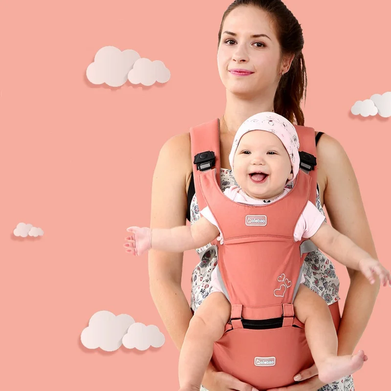 

Baby Carrier 0-30 Months Breathable Front Facing 20kg Infant Backpack Hip Seat 3 in 1 Comfortable Sling Newborn Adjustable Wrap