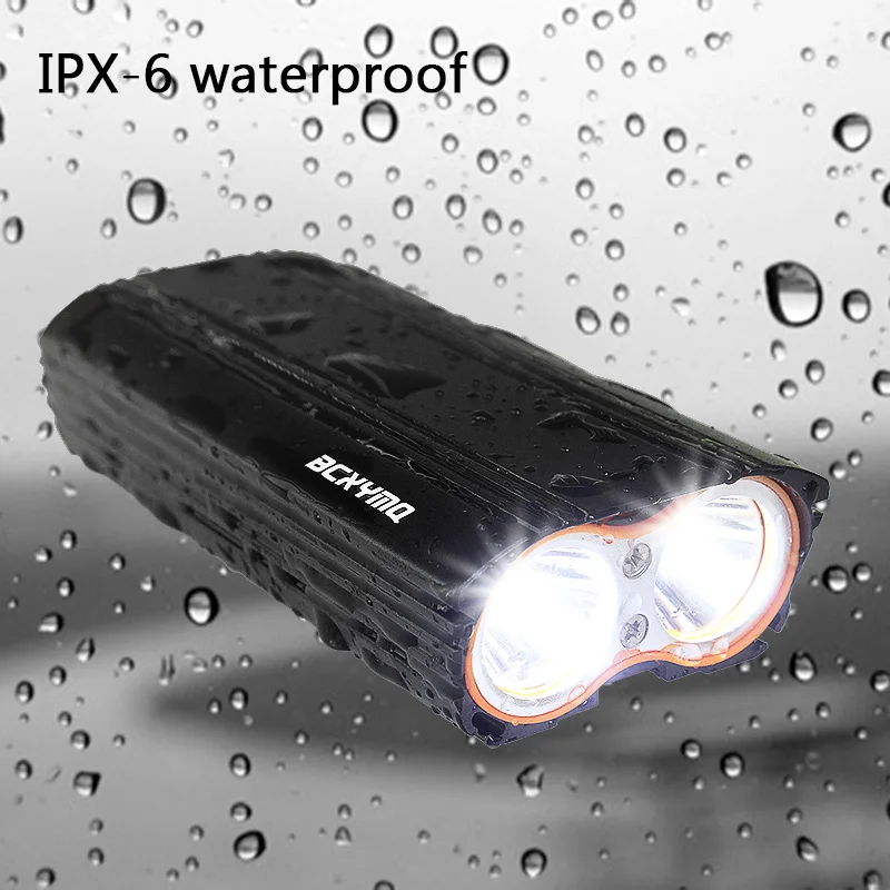 Sale BCXYMQ Built-in Battery Usb Rechargeable Bicycle Light Front Bike Light Flashlight Dual LED Headlight Accessories 4.5-8 hours 2 Sale BCXYMQ Built-in Battery Usb Rechargeable Bicycle Light Front Bike Light Flashlight Dual LED Headlight Accessories 4.5-8 hours 2