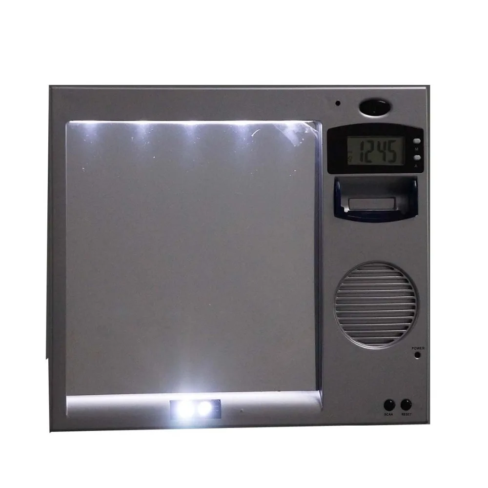 Led Shaving Mirror Fogless Bathroom Radio Clock Shave Helf Fog Free Led Shaving Mirror Fogless Bathroom Radio Clock Shave Helf Fog Free Mirrors Shaver For Father Day Birthday In Decorative From Home
