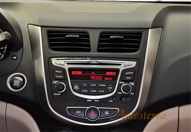 Clearance DSP Android 9.0 Car GPS Navigation Car DVD Player For Hyundai Accent Verna 2011 2012 auto stereo head unit multimedia player nav 1