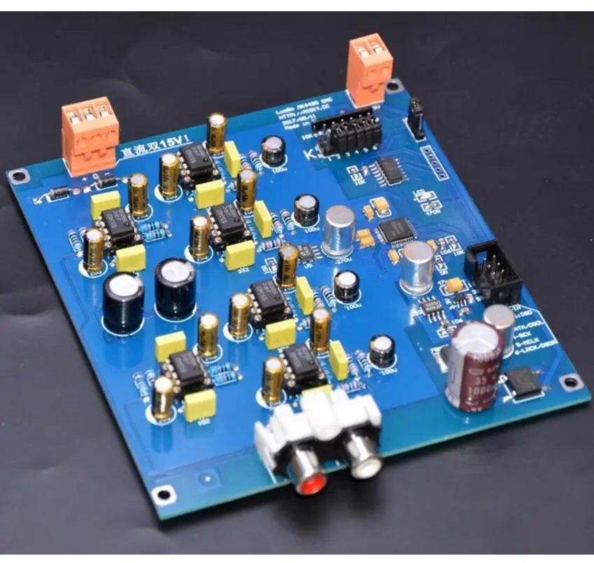 AK4490EQ DAC decoder Official standard circuit! I2S DSD input Semi-finished diy kit board B3-002