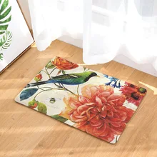 CAMMITEVER Винтаж Стиль цветок ковер коврик ковер против скольжения коврики Украшения в спальню завод печатных питания непосредственно