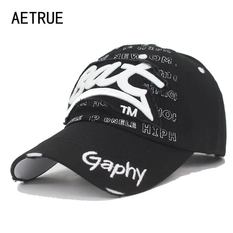 Бейсболка AETRUE Snapback Женская мужские брендовые шапки для мужчин Кепка с вышивкой