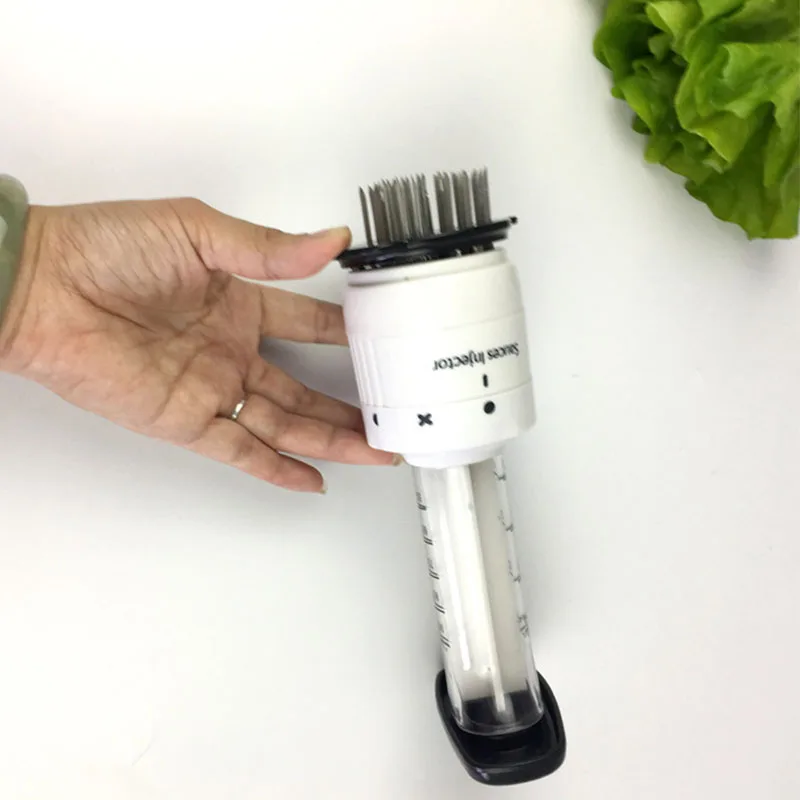 Duolvqi Многофункциональный Мясо Tenderizer игла Нержавеющая сталь стейк мясо инжектор маринад вкус шприц Кухня Инструменты