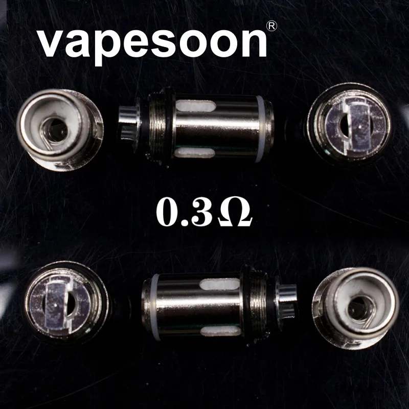 50 шт. vapesoon Vape Pe 22 0.3ohm сменная катушка головка Ядро Подходит для электронной сигареты Vape Pe 22/Vape Pe Plus