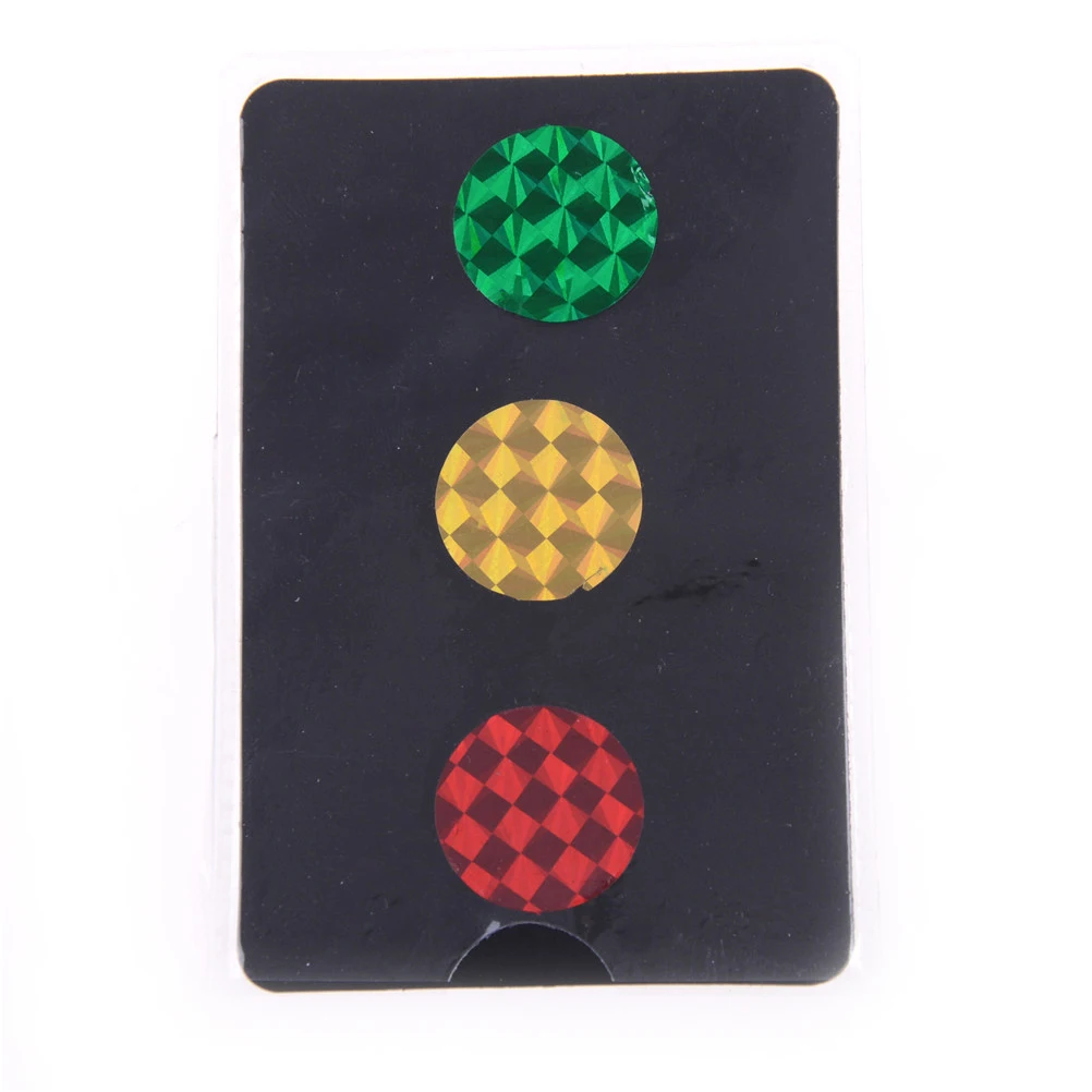 

Funny Magic Stop Light Card Magic Traffic Light Super Easy Magic Toys Close Up Illusion Accessories 1Set