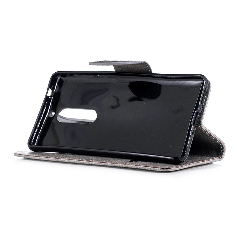 KEFO Retro PU Leather + Soft Silicone Case For Nokia 1 2 3 5 3D Panda Embossed Wallet Cover For Iphone X 10 5S SE 6 6S 7 8 Plus  (5)