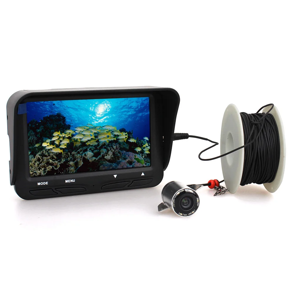 Free Shipping!Visible Video Fish Finder River Lake Sea Real-time Live Underwater Ice Fishfinder Fishing IR Camera 30M Cable