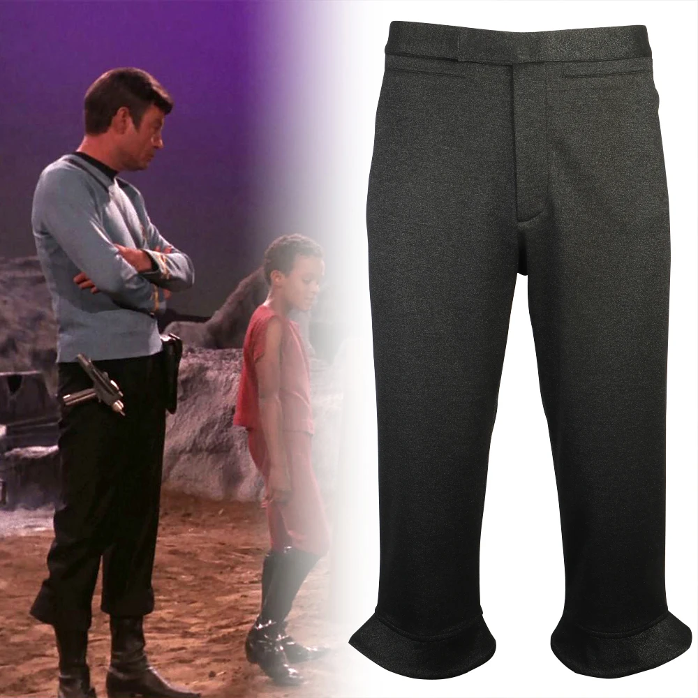 Костюм звезды оригинальная серия Trek Starfleet униформа брюки TOS для мужчин Кирк Спок брюки Хэллоуин вечерние Pr