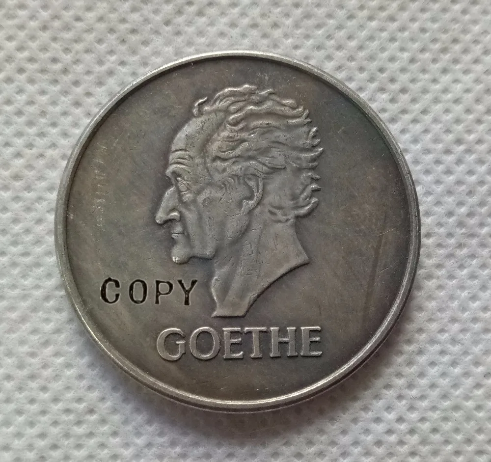 

1932G Germany 5 Reichsmark Johann Goethe copy coins -replica coins medal coins collectibles badge