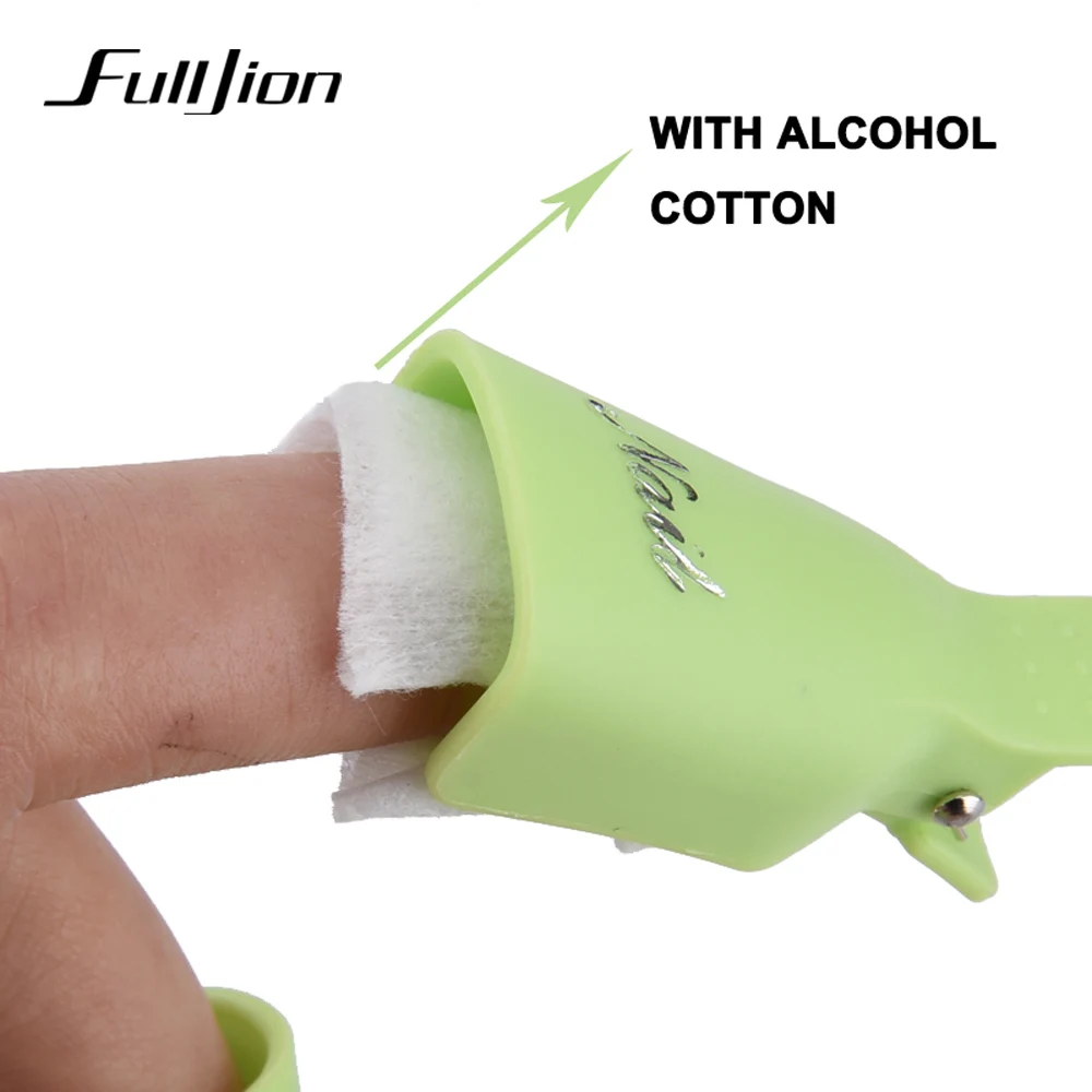 Fulljion 5/10 шт пластмассовый Гель-лак для ногтей с замачиванием колпачка для снятия гель-лака Soakers УФ-обезжириватель для ногтей инструмент для обертывания ногтей Колпачки для ногтей