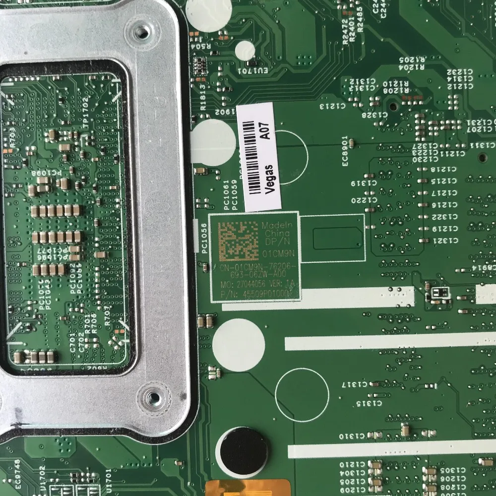 Отлично подходит для материнской платы ноутбука DELL 3568 с SR2ZW I3 7100u CPU DDR4 CN 01CM9N 1CM9N 100%