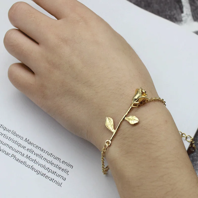 Женский браслет из металлического сплава с подвеской в виде цветка|alloy bracelet|bracelet