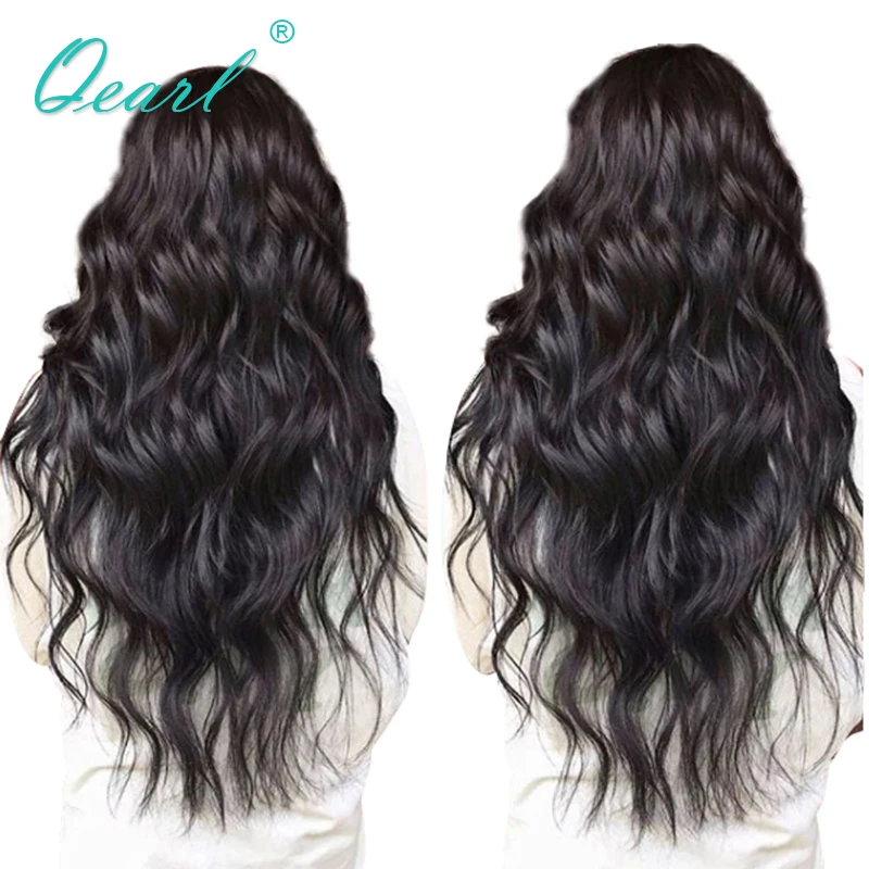 

Qearl Full Lace Wigs Human Hair with Baby Hair Wavy Remy Hair Lace Wigs 130% 150% 180% Density Pre Plucked Natural Hairline